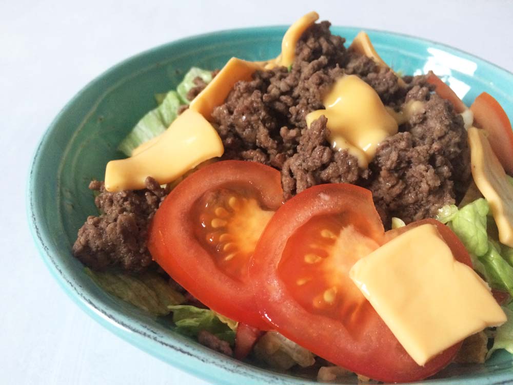 Cheeseburgersalat