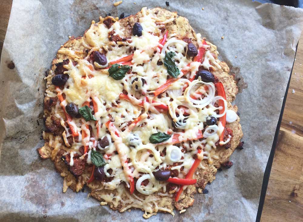 Low Carb Thunfischpizza
