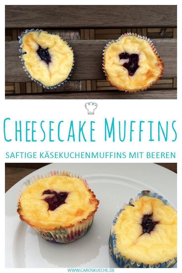 Leckere & saftige Cheesecake Muffins