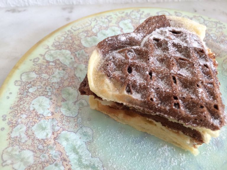 Kuhflecken-Waffeln » Caros Küche