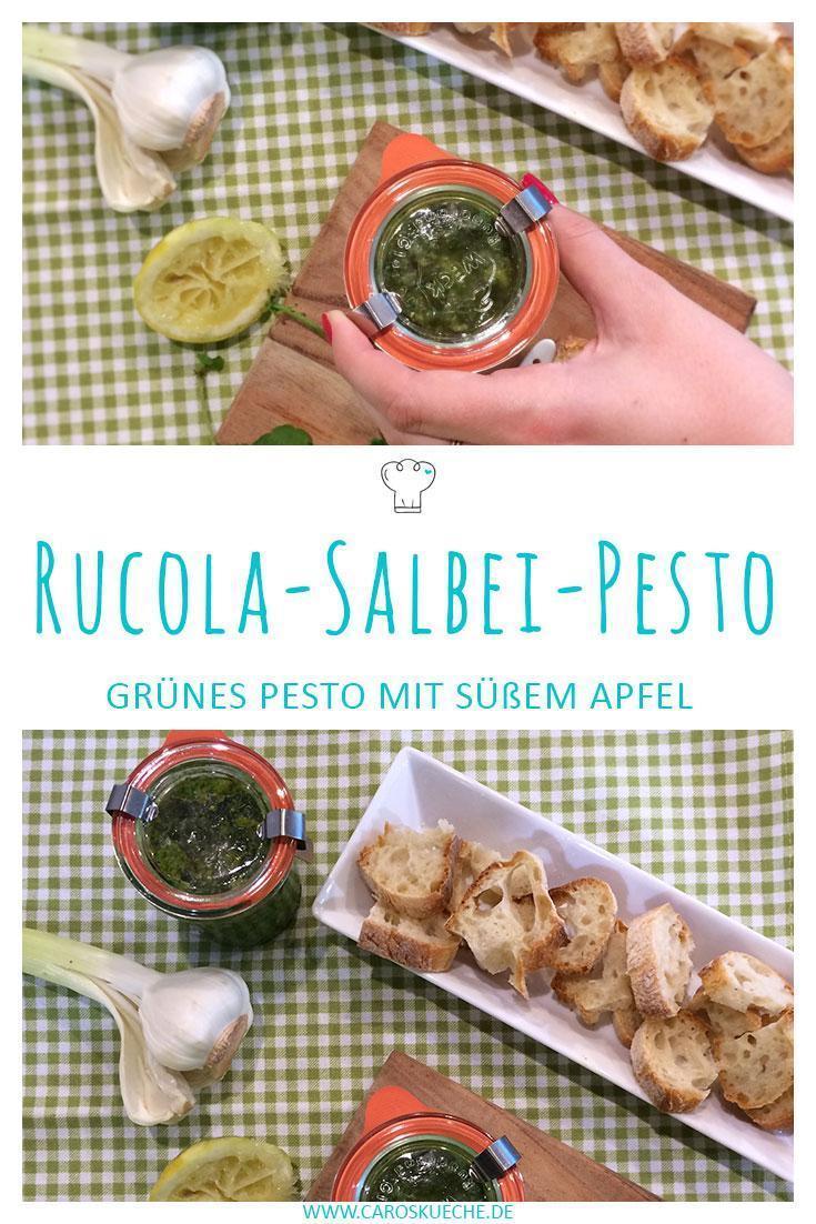 Rucola-Salbei-Pesto mit Apfel
