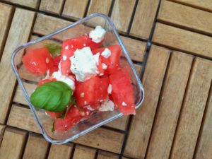 Wassermelonensalat mit Feta