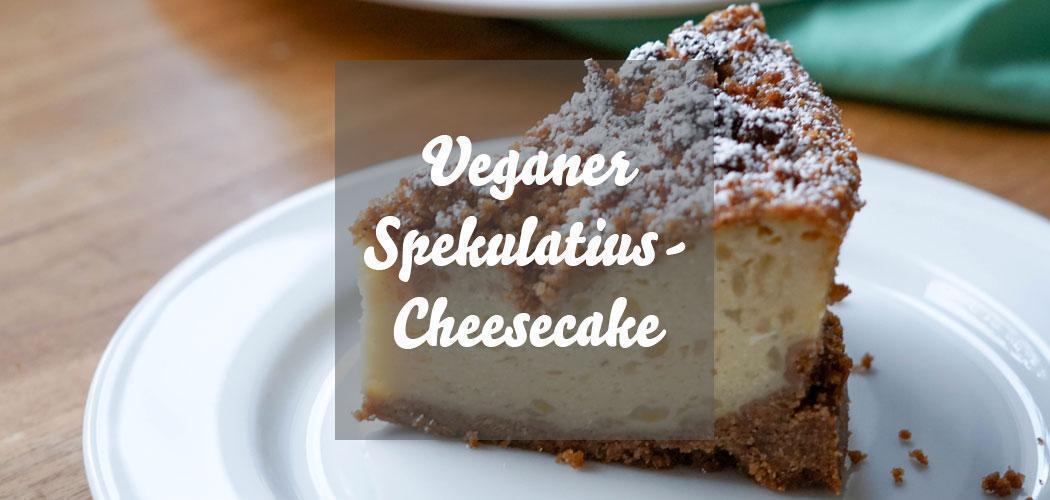 Veganer Spekulatius-Cheesecake