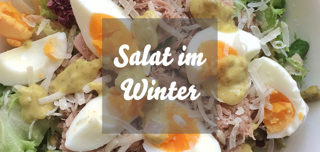 Salat im Winter