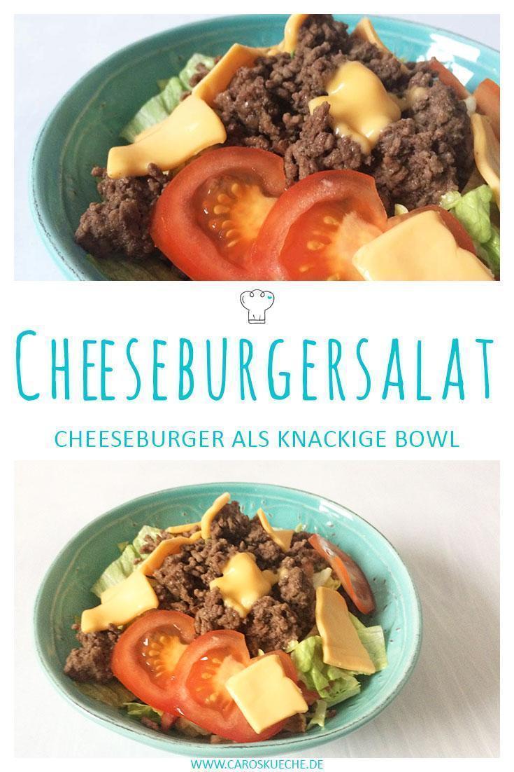 Cheeseburgersalat Mit Bacon Caros Kuche