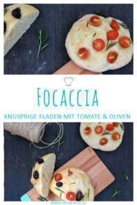 Focaccia Rezept » Knusprige italienische Fladenbrote mit Tomaten & Oliven