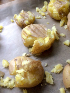 Quetschkartoffeln aus dem Ofen