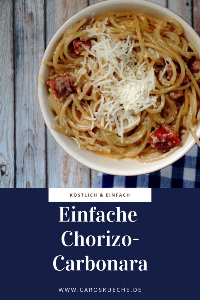 Einfache Chorizo Carbonara
