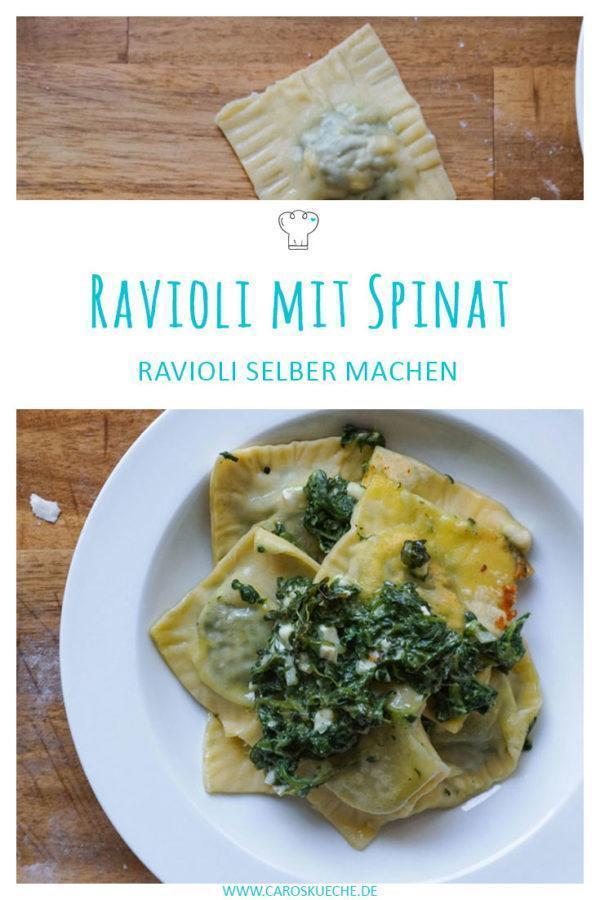 Ravioli-Spinat-Rezept » Caros Küche