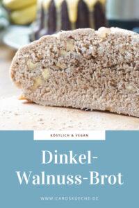 Rezept für einfaches Dinkel-Walnuss-Brot
