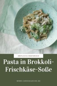 Pasta in Brokkoli-Frischkäse-Soße