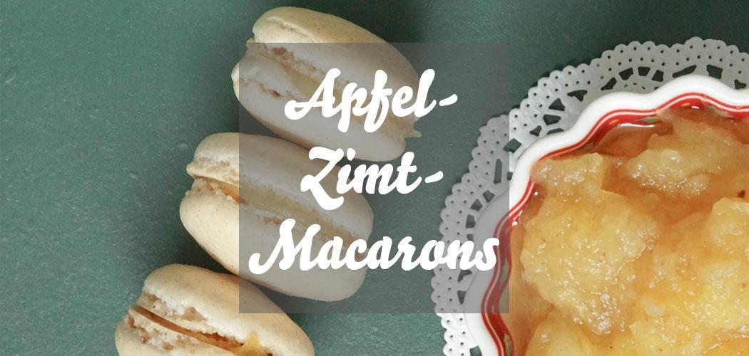 Weihnachtlich Apfel-Zimt-Macarons » Schnelles Rezept für einfache Macarons, die nach Weihnachten schmecken