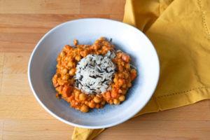 Karotten-Kichererbsen-Curry mit Linsen