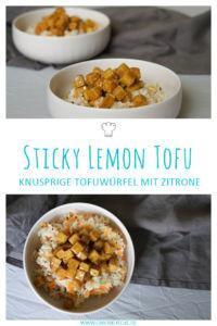 Sticky Lemon Tofu » Vegane Sticky Lemon Bowl