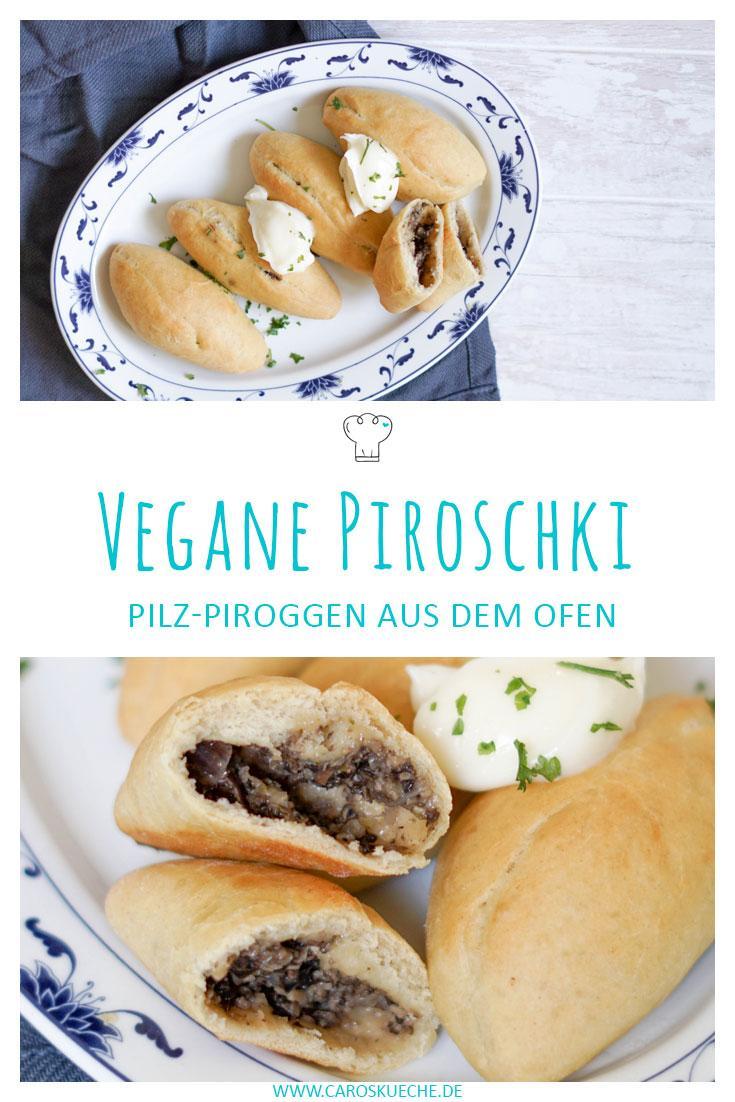 Vegane Piroschki mit Champignonfüllung aus dem Ofen