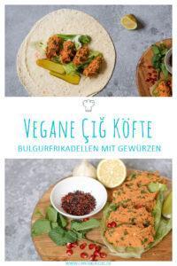 Vegane Cigköfte » Rezept für Cig Köfte mit Bulgur und vielen Gewürzen