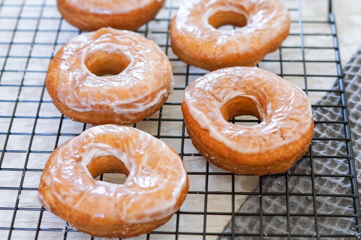 Rezept für Donuts mit Glasur