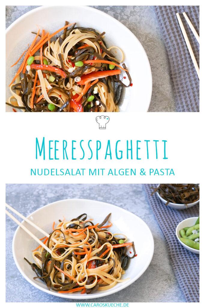 Meeresspaghetti: Nudelsalat mit Algenpasta & Limetten-Chili-Dressing