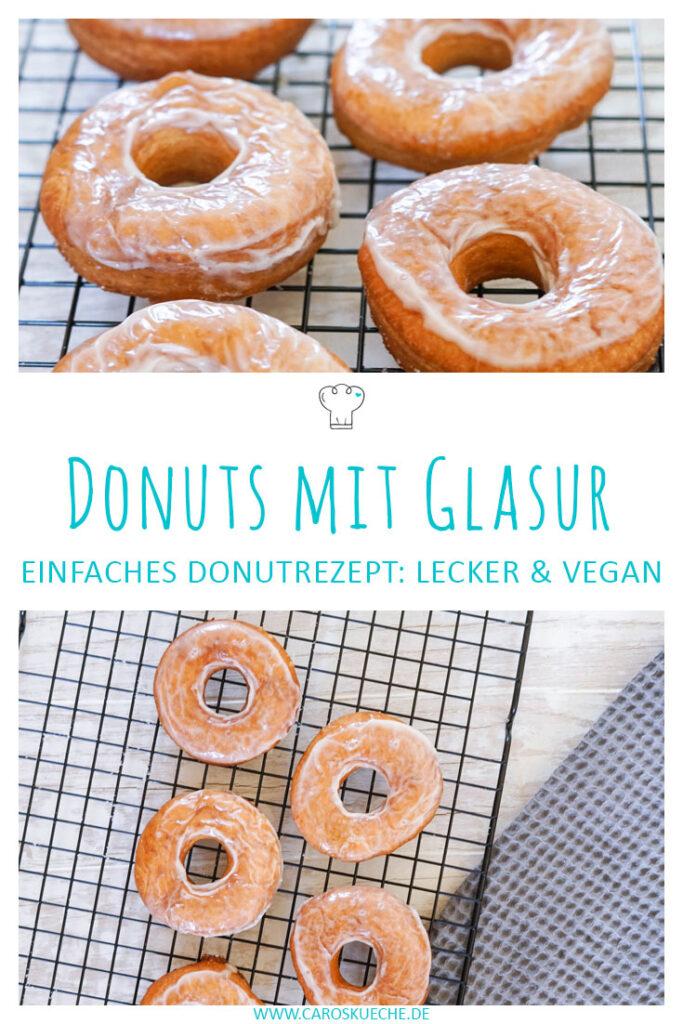 Vegane Donuts mit Glasur: einfaches Rezept für Donuts aus Hefeteig