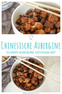 Chinesische Aubergine: Auberginen Szechuan-Art » einfaches veganes Rezept mit Aubergine (asiatisch)