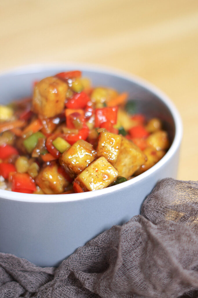 Kung Pao Tofu » einfaches vegeanes Rezept mit Tofu