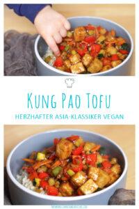 Kung Pao Tofu veganes Rezept mit Reis