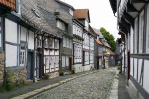 Innenstadt von Goslar: Viele Fachwerkhäuser