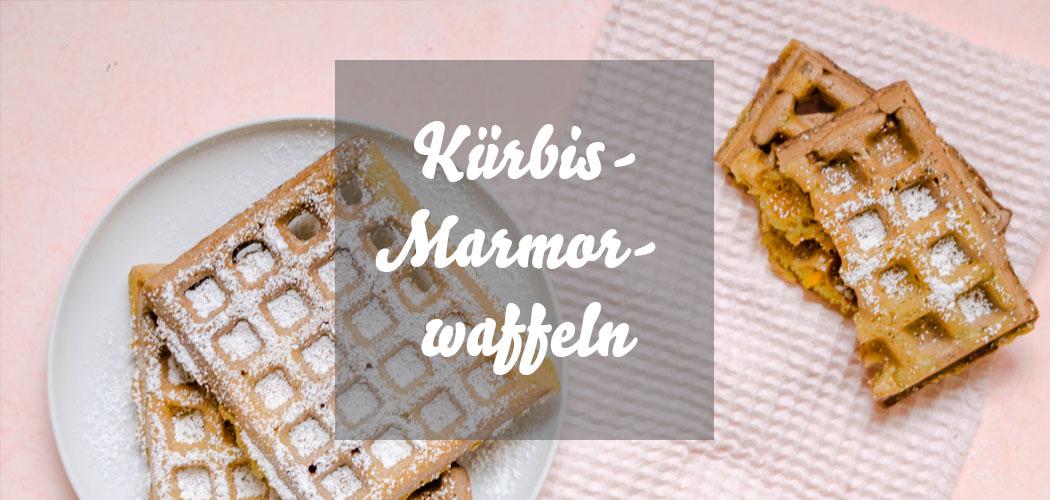 Kürbis-Marmor-Waffeln: Einfaches Rezept für Kürbiswaffeln mit Schokolade