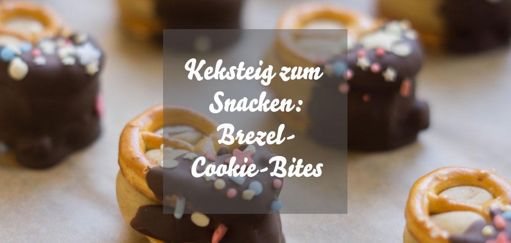 Keksteig zum Snacken: Vegane Brezel-Cookie-Bites