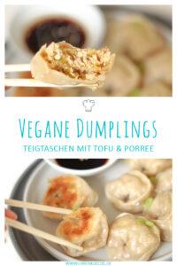 Vegane Dumplings: Mandu mit Tofufüllung