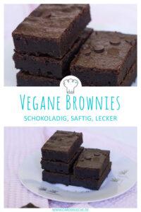 Vegane Brownies: Schokoladig, saftig, lecker