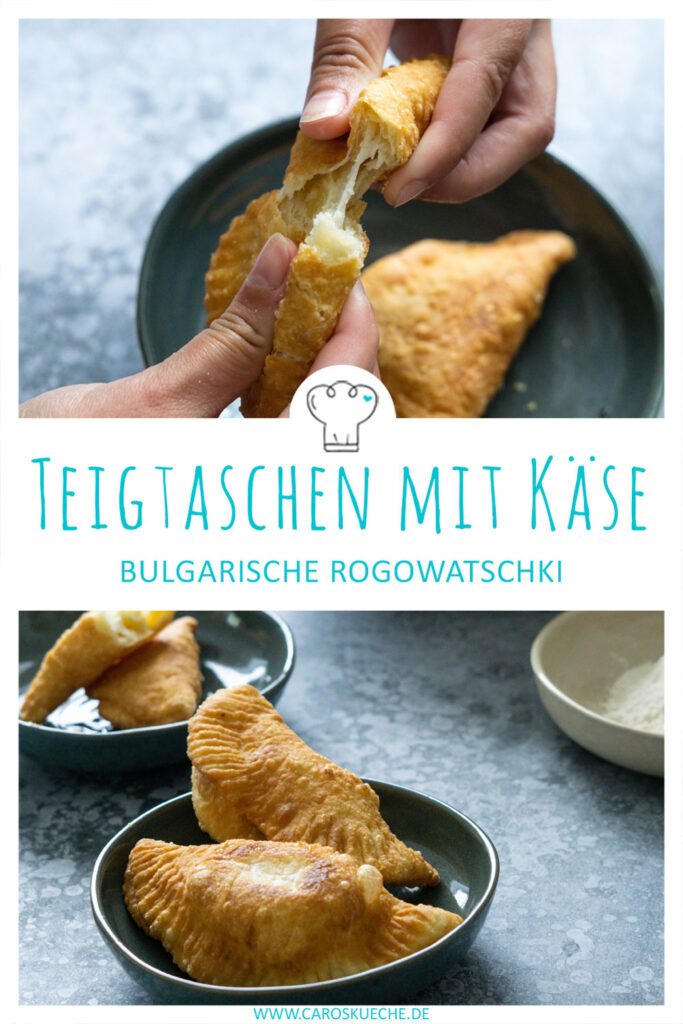 Teigtaschen mit Käse: frittierte Rogowatschki