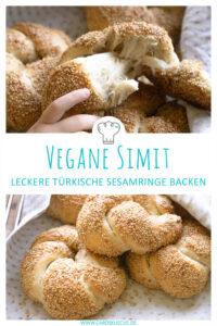 Vegane Simit: Türkische Sesamringe