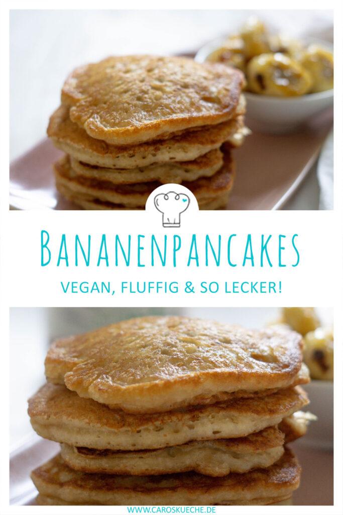 Bananenpancakes: Vegan & fluffig