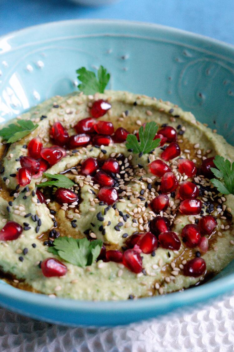 Baba Ghanoush (vegane Auberginencreme) » Caros Küche