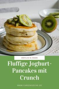 Fluffige Joghurt-Pancakes mit Crunch: Vegan & Einfach