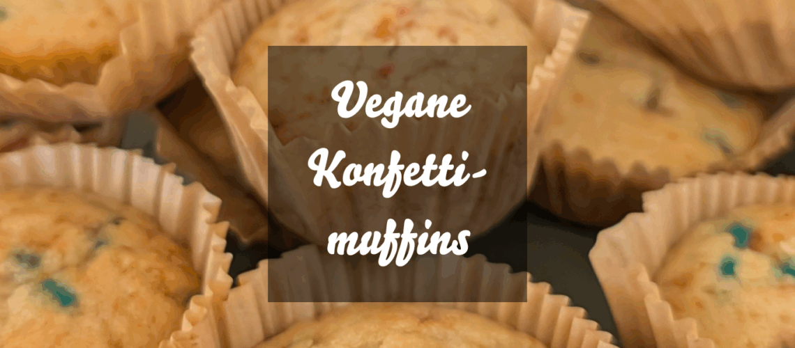 Vegane Konfettimuffins